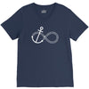 infinity knot anchor rope V-Neck Tee