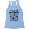pirate crossword Racerback Tank
