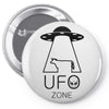 ufo zone Pin-back button