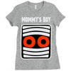mommy's boy Ladies Fitted T-Shirt