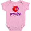 stylish retro hawaiian airlines Baby Onesie