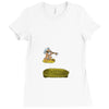 Snake Ladies Fitted T-Shirt