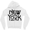 new york 2 Zipper Hoodie