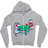 beer pong Zipper Hoodie