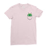 Mooncake Pocket Ladies Fitted T-Shirt