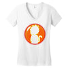 Kid Goku Saiyan With Dragon Ball 4 Star Women's V-Neck T-Shirt