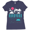 camp line Ladies Fitted T-Shirt