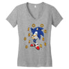 Sonic Rings Women's V-Neck T-Shirt