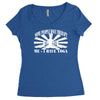 yoga inspired Women's Triblend Scoop T-shirt
