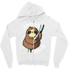 slow sloth Zipper Hoodie