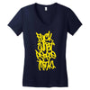 fuck what people think Women's V-Neck T-Shirt