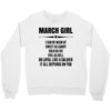 Super March Girl Crewneck Sweatshirt
