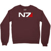mass effect n7 logo Crewneck Sweatshirt