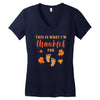 This is What I'm Thankful for Baby Women's V-Neck T-Shirt