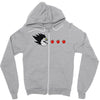 hungry shinigami Zipper Hoodie