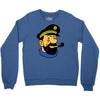 captain haddock tintin cartoon comic Crewneck Sweatshirt