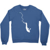 bungeejumping bungeespringen fun sport hobby freizeit extremsport Crewneck Sweatshirt