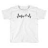 Heart Beats Mountain Toddler T-shirt