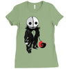 creepy doll trick or treat Ladies Fitted T-Shirt