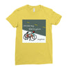 i&rsquo;d lock my bike to yours anytime Ladies Fitted T-Shirt
