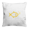 gold fish Throw Pillow