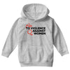 no violence against women's Youth Hoodie