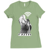 faith animal pray Ladies Fitted T-Shirt