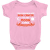 I Love Someone with Skin Cancer to The Moon and Back to Infinity Baby Bodysuit