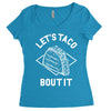 let's taco bout it Women's Triblend Scoop T-shirt