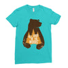 All Good In The Woods Ladies Fitted T-Shirt