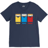 red shirt V-Neck Tee