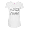 psychopath Maternity Scoop Neck T-shirt