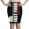 big fan of fast food Pencil Skirts