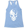 yin yang skull Racerback Tank