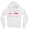 Delta Gamma Zipper Hoodie