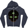 see no evil off Zipper Hoodie