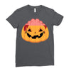 pumpkin brain Ladies Fitted T-Shirt