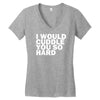 i would cuddle you so hard Women's V-Neck T-Shirt