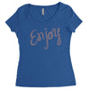 cute enjoy Women's Triblend Scoop T-shirt