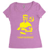 rocky 4 ivan drago homage Women's Triblend Scoop T-shirt
