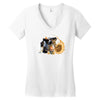 ghost rider and son Women's V-Neck T-Shirt