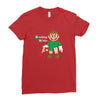 breaking bricks Ladies Fitted T-Shirt