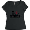 i bikes Women's Triblend Scoop T-shirt