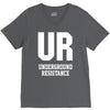 underground resistence V-Neck Tee