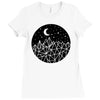 geometric sky Ladies Fitted T-Shirt