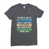 My Mind is Like My internet Browser i Have 19 Tabs Open 3 Are Frozen A Ladies Fitted T-Shirt