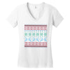 christmas ugly Women's V-Neck T-Shirt