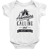 adventure calling and i must go woods ex Baby Bodysuit