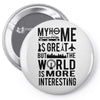 verified traveller tee Pin-back button