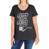 beer doesn't ask silly questions Ladies Curvy T-Shirt